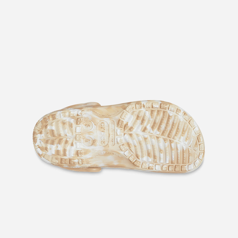 Giày Clog Unisex Crocs Baya Marbled - Nâu - Supersports Vietnam
