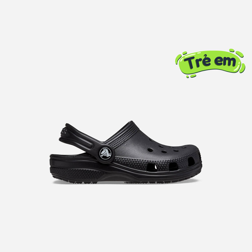 Giày Clog Trẻ Em Crocs Classic - Đen - Supersports Vietnam