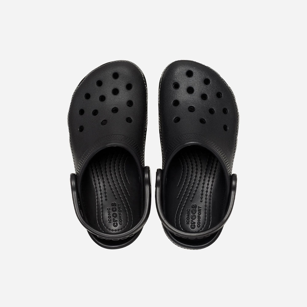 Giày Clog Trẻ Em Crocs Classic - Đen - Supersports Vietnam