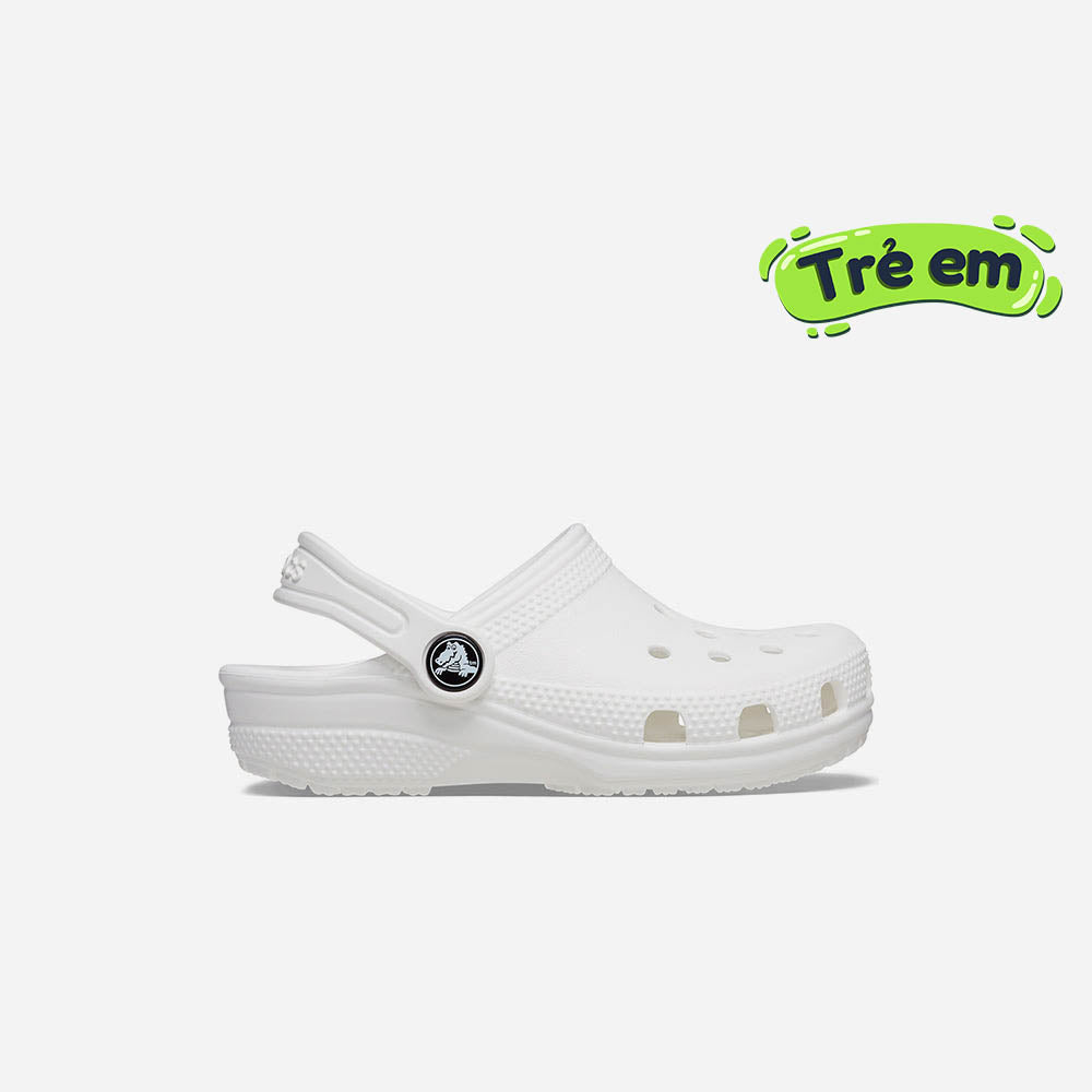 Giày Clog Trẻ Em Crocs Classic - Trắng - Supersports Vietnam