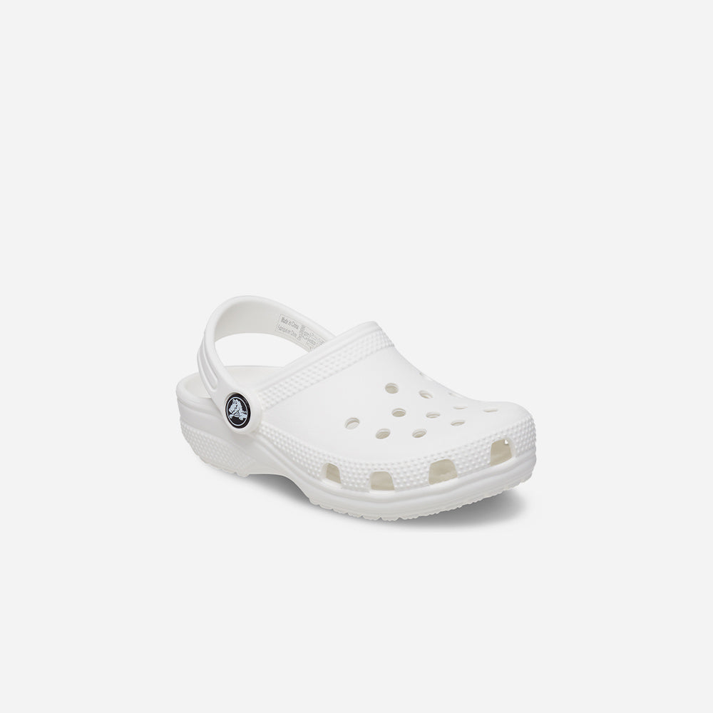 Giày Clog Trẻ Em Crocs Classic - Trắng - Supersports Vietnam
