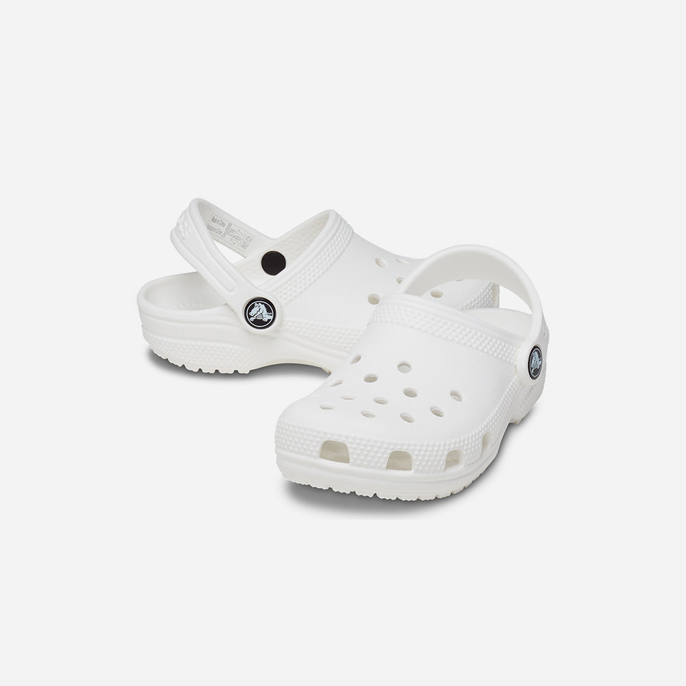 Giày Clog Trẻ Em Crocs Classic - Trắng - Supersports Vietnam