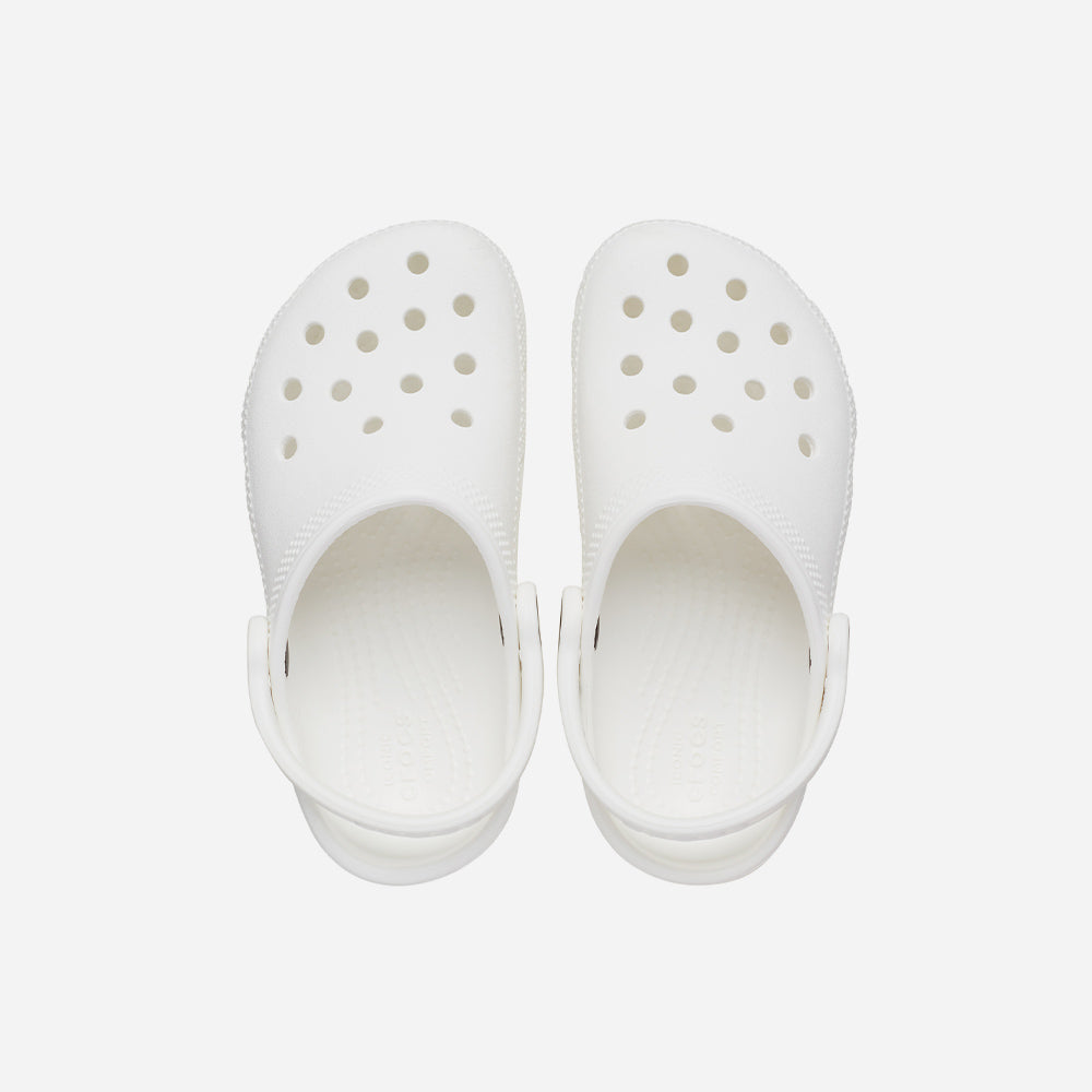 Giày Clog Trẻ Em Crocs Classic - Trắng - Supersports Vietnam