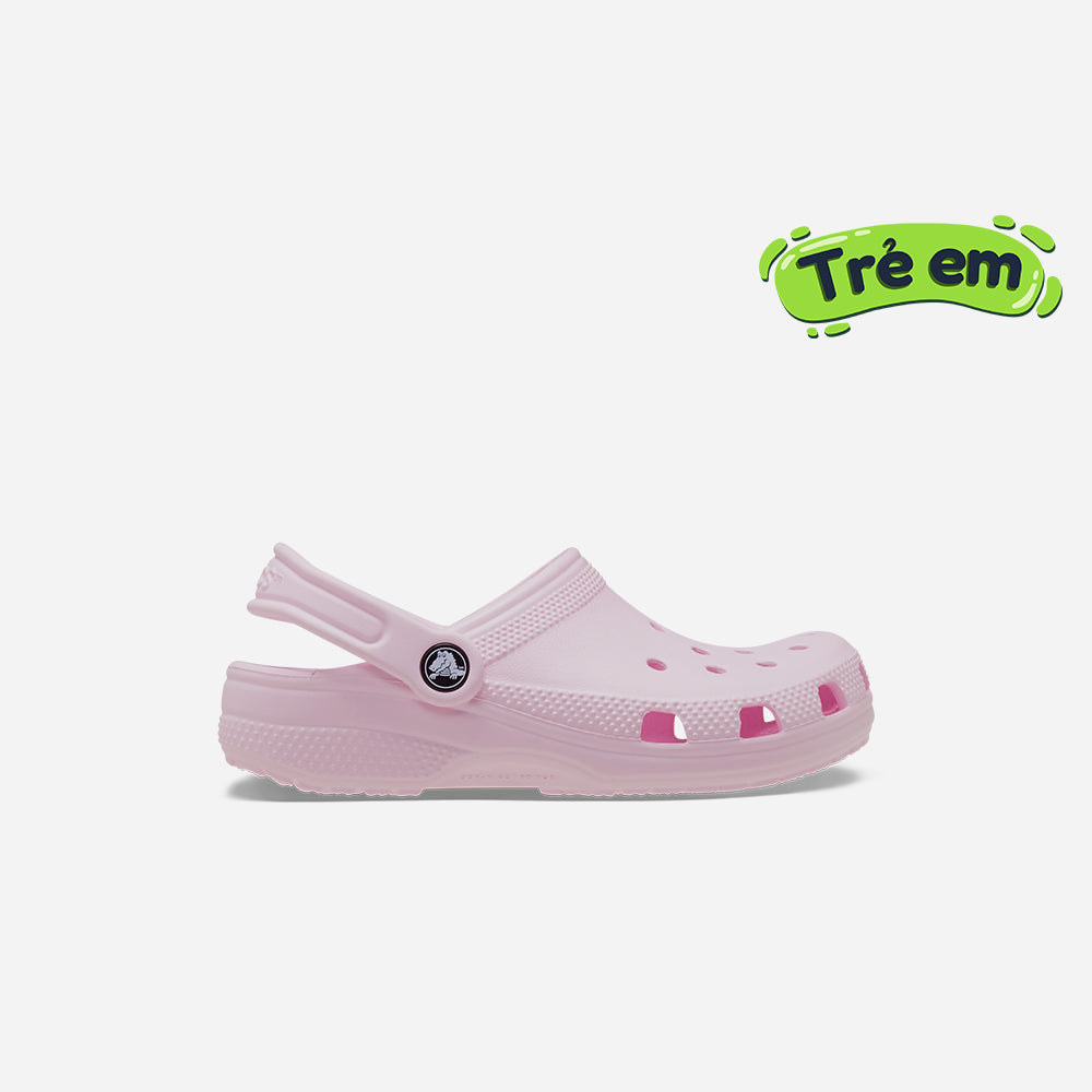 Giày Clog Trẻ Em Crocs Classic - Hồng - Supersports Vietnam
