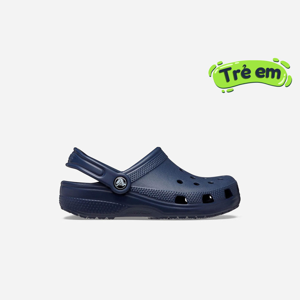 Giày Clog Trẻ Em Crocs Classic - Xanh Navy - Supersports Vietnam
