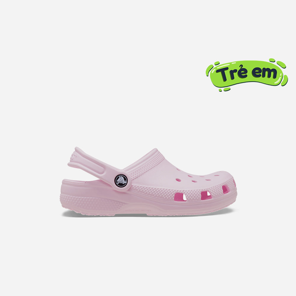 Giày Clog Trẻ Em Crocs Classic - Hồng - Supersports Vietnam