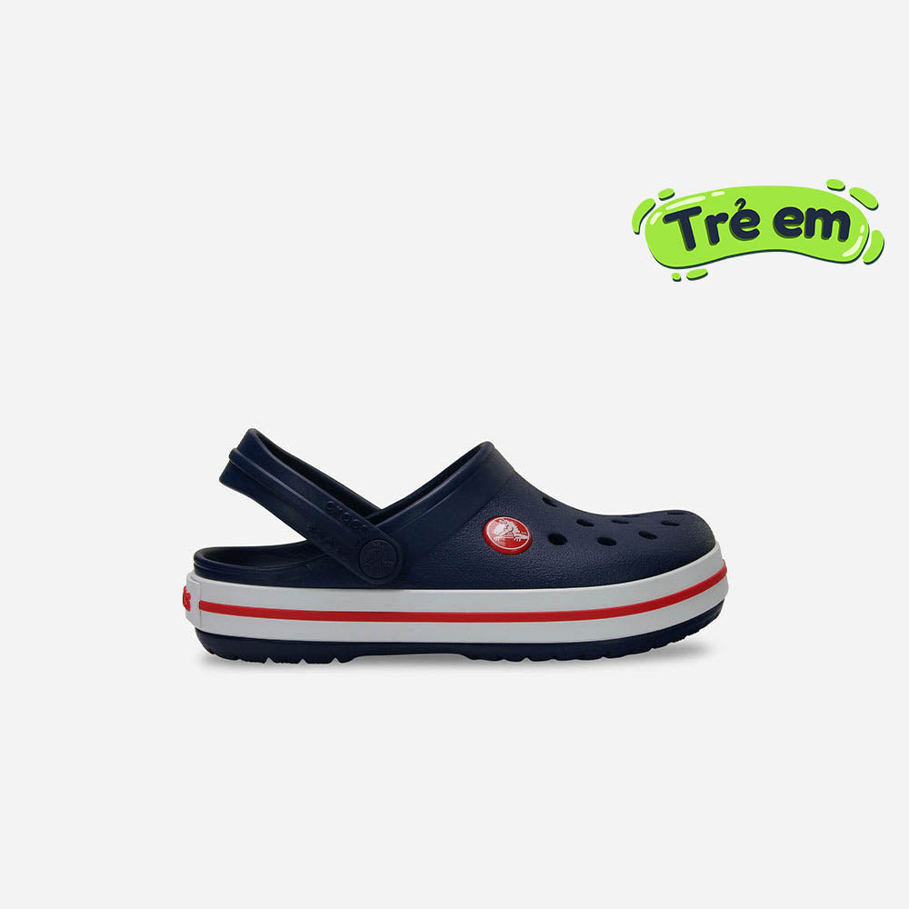 Giày Clog Trẻ Em Crocs Crocband - Xanh Navy - Supersports Vietnam