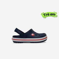 Giày Clog Trẻ Em Crocs Crocband - Xanh Navy - Supersports Vietnam