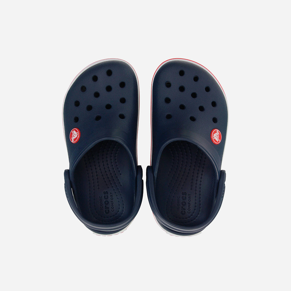 Giày Clog Trẻ Em Crocs Crocband - Xanh Navy - Supersports Vietnam