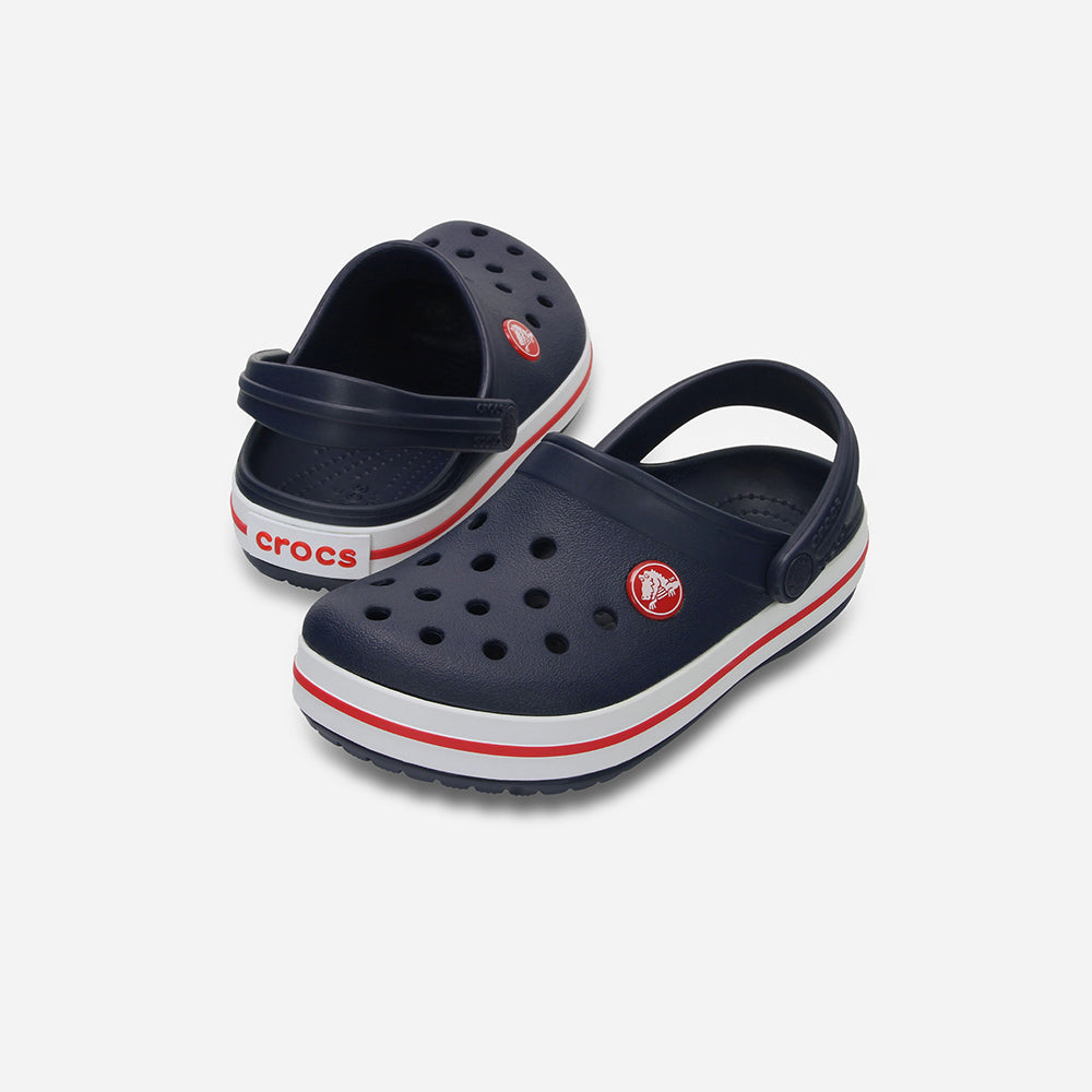 Giày Clog Trẻ Em Crocs Crocband - Xanh Navy - Supersports Vietnam