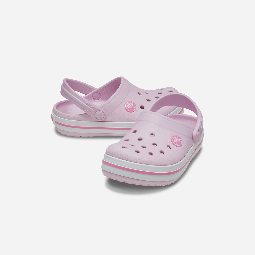 Giày Clog Trẻ Em Crocs Crocband - Hồng - Supersports Vietnam