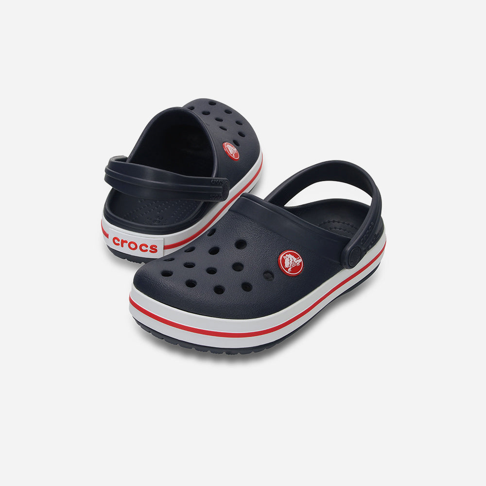 Giày Clog Trẻ Em Crocs Crocband - Xanh Navy - Supersports Vietnam