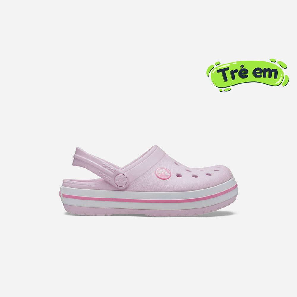 Giày Clog Trẻ Em Crocs Crocband - Hồng - Supersports Vietnam