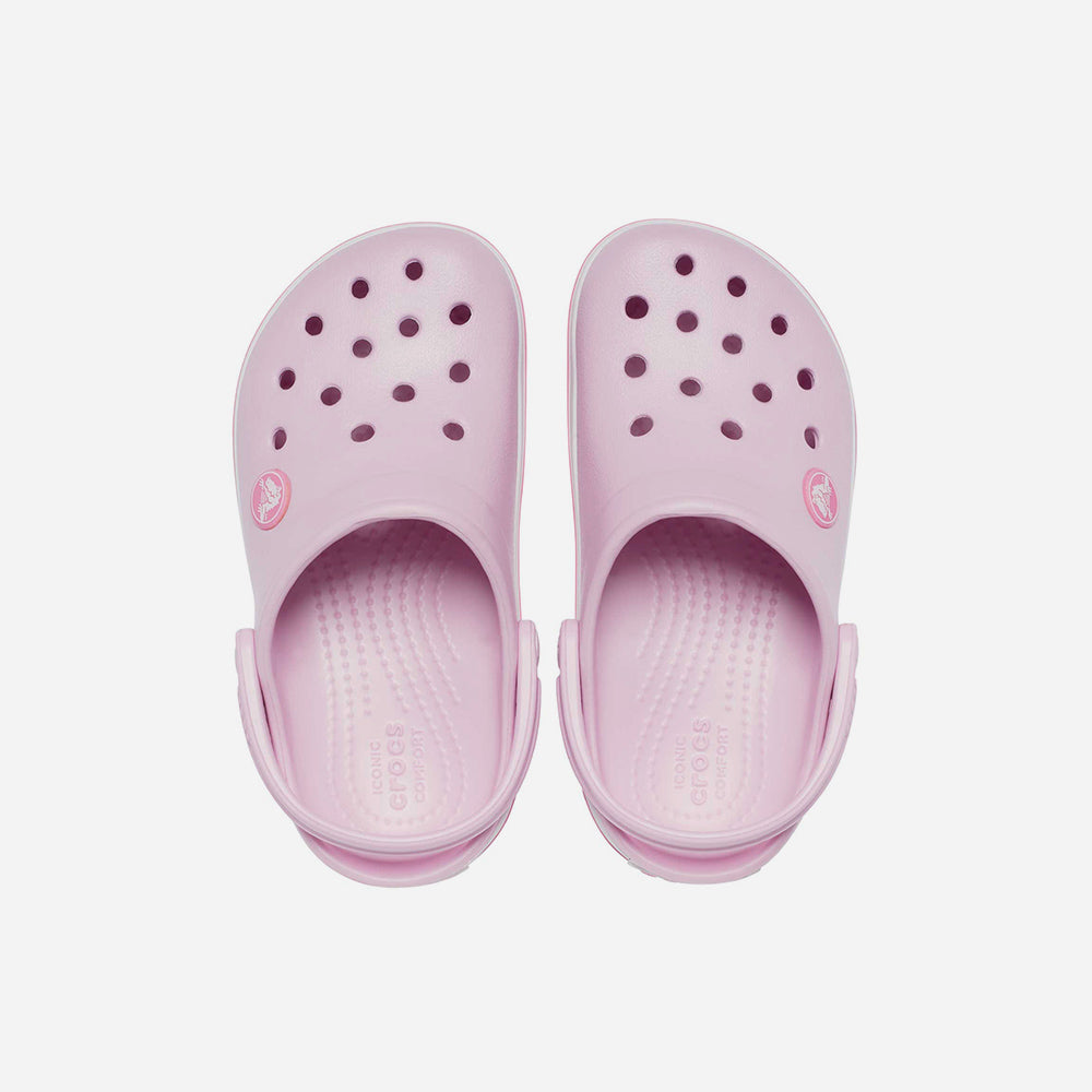 Giày Clog Trẻ Em Crocs Crocband - Hồng - Supersports Vietnam