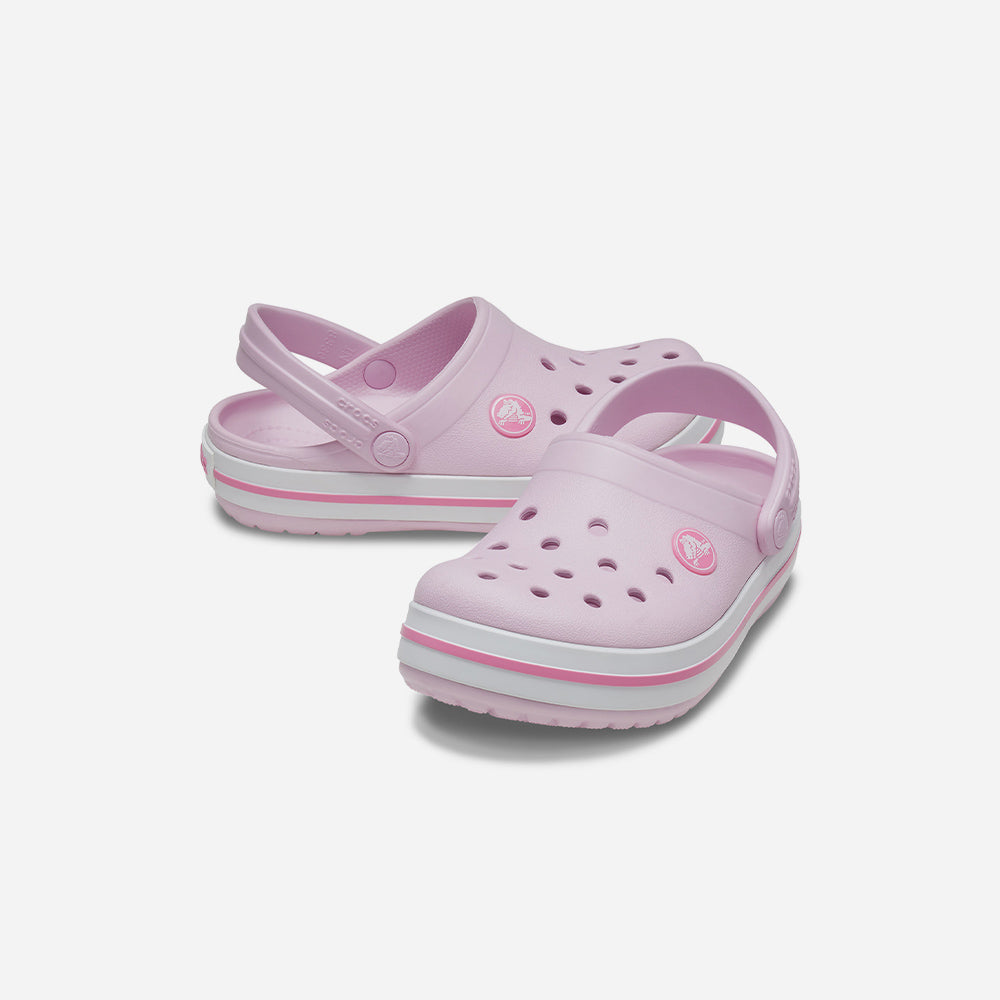 Giày Clog Trẻ Em Crocs Crocband - Hồng - Supersports Vietnam