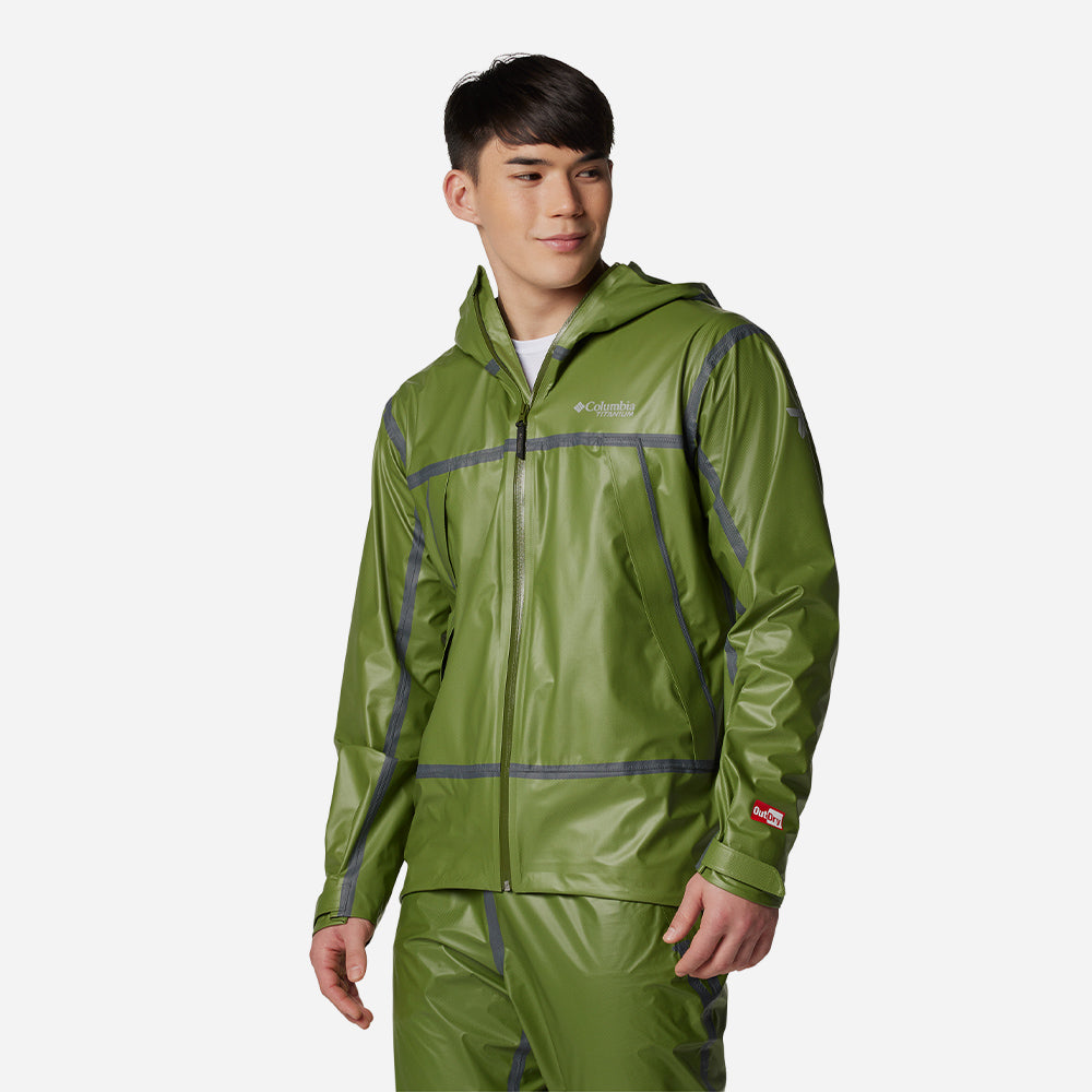 Áo Khoác Nam Columbia Outdry Extreme™ Wyldwood™ Shell - Xanh Lá - Supersports Vietnam