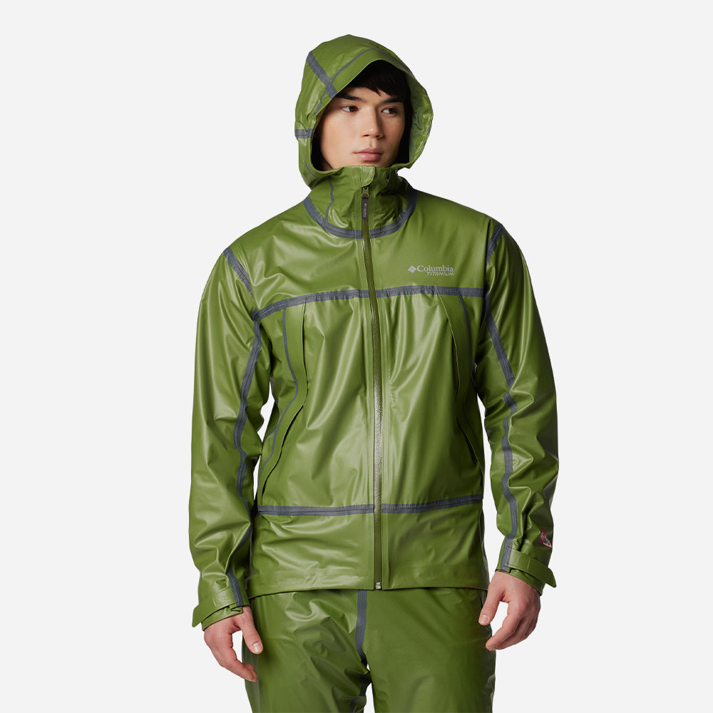 Áo Khoác Nam Columbia Outdry Extreme™ Wyldwood™ Shell - Xanh Lá - Supersports Vietnam
