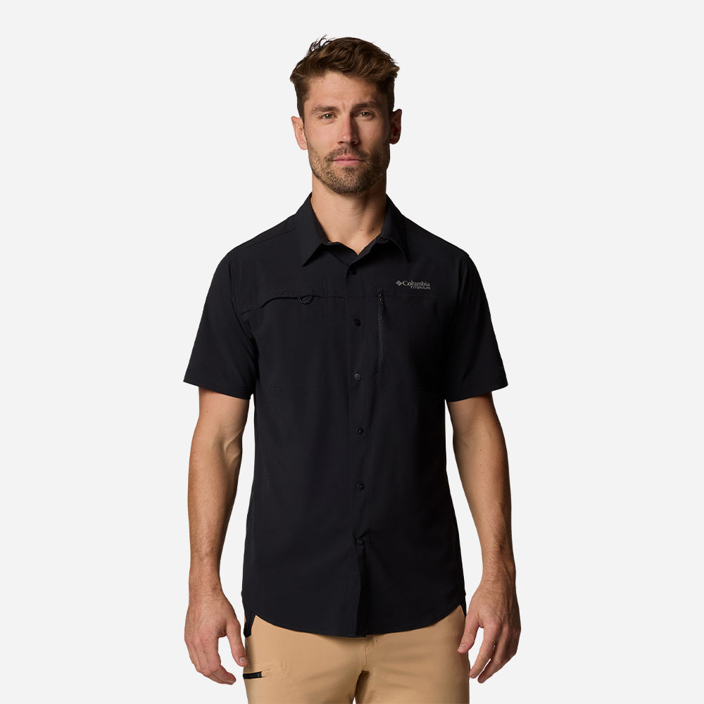Áo Sơ Mi Tay Ngắn Nam Columbia Summit Valley™ Woven - Đen - Supersports Vietnam