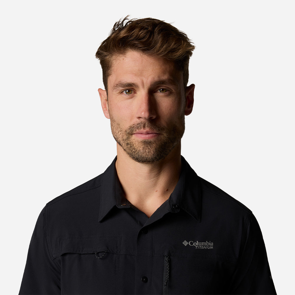 Áo Sơ Mi Tay Ngắn Nam Columbia Summit Valley™ Woven - Đen - Supersports Vietnam