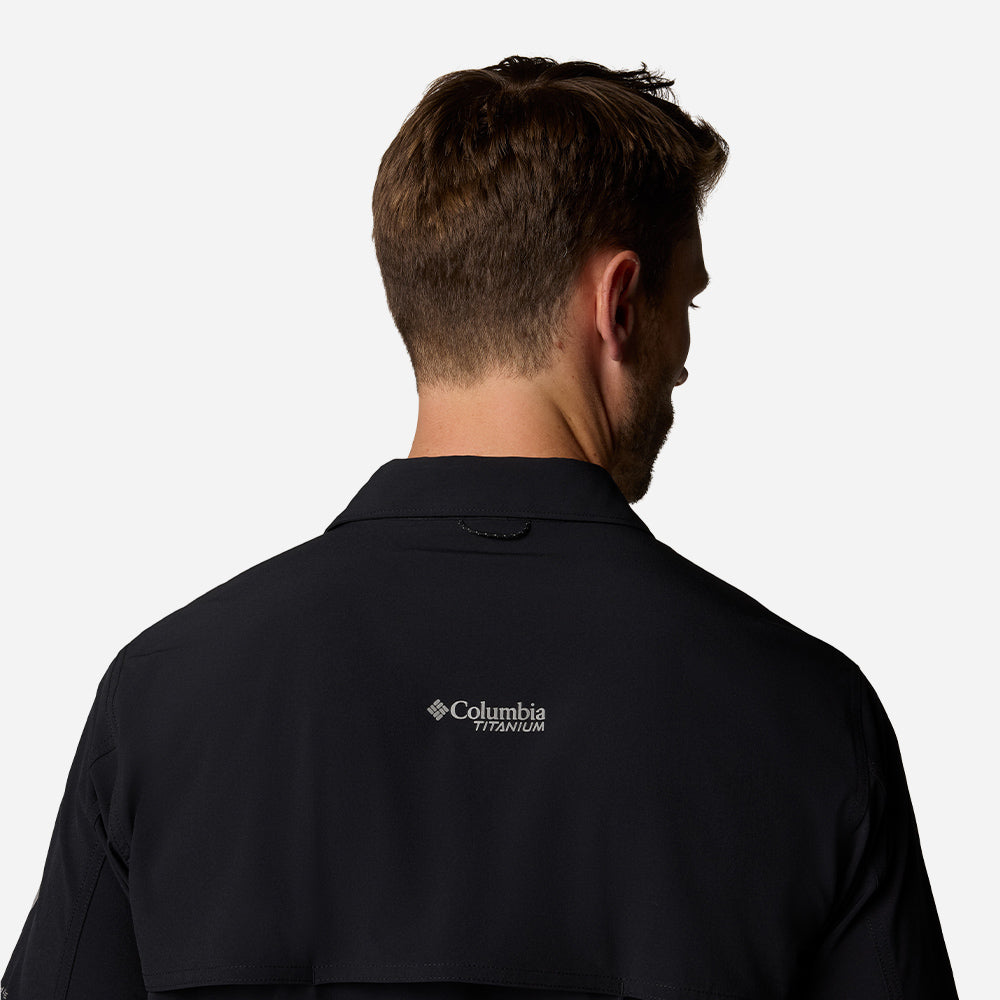 Áo Sơ Mi Tay Ngắn Nam Columbia Summit Valley™ Woven - Đen - Supersports Vietnam