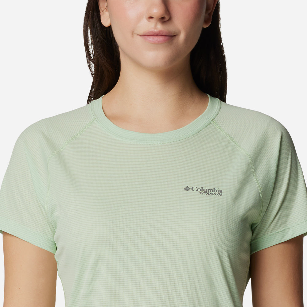 Áo Thun Tay Ngắn Nữ Columbia Cirque River™ - Xanh Lá - Supersports Vietnam