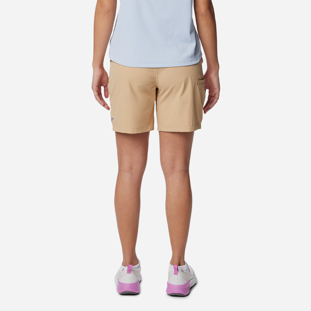 Quần Ngắn Thể Thao Nữ Columbia Summit Valley™ - Vàng - Supersports Vietnam