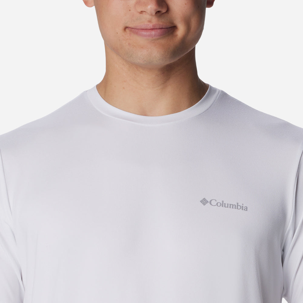 Áo Thun Tay Ngắn Nam Columbia Tech Trail™ Neck Ii - Trắng - Supersports Vietnam