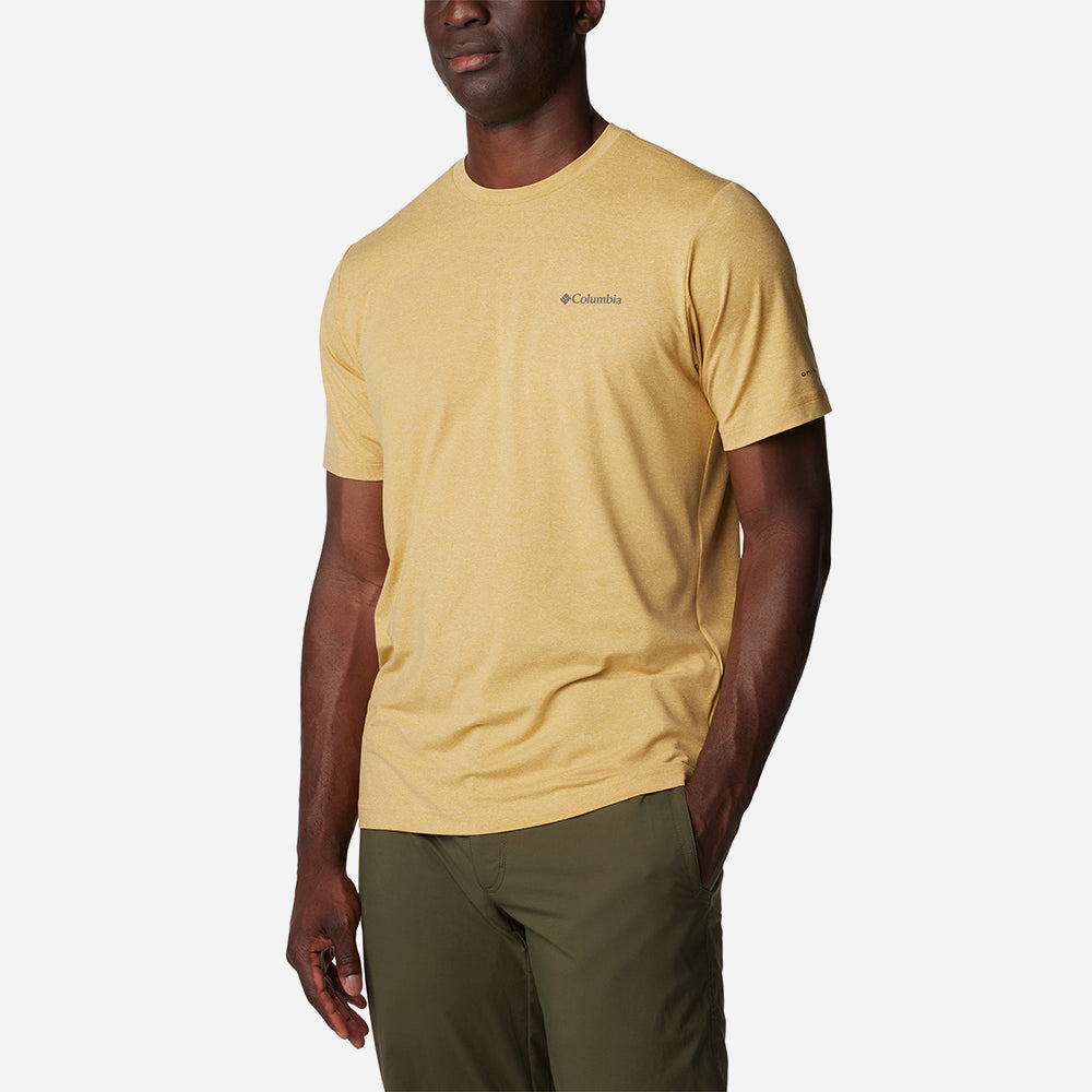 Áo Thun Tay Ngắn Nam Columbia Tech Trail™ Neck Ii - Vàng - Supersports Vietnam