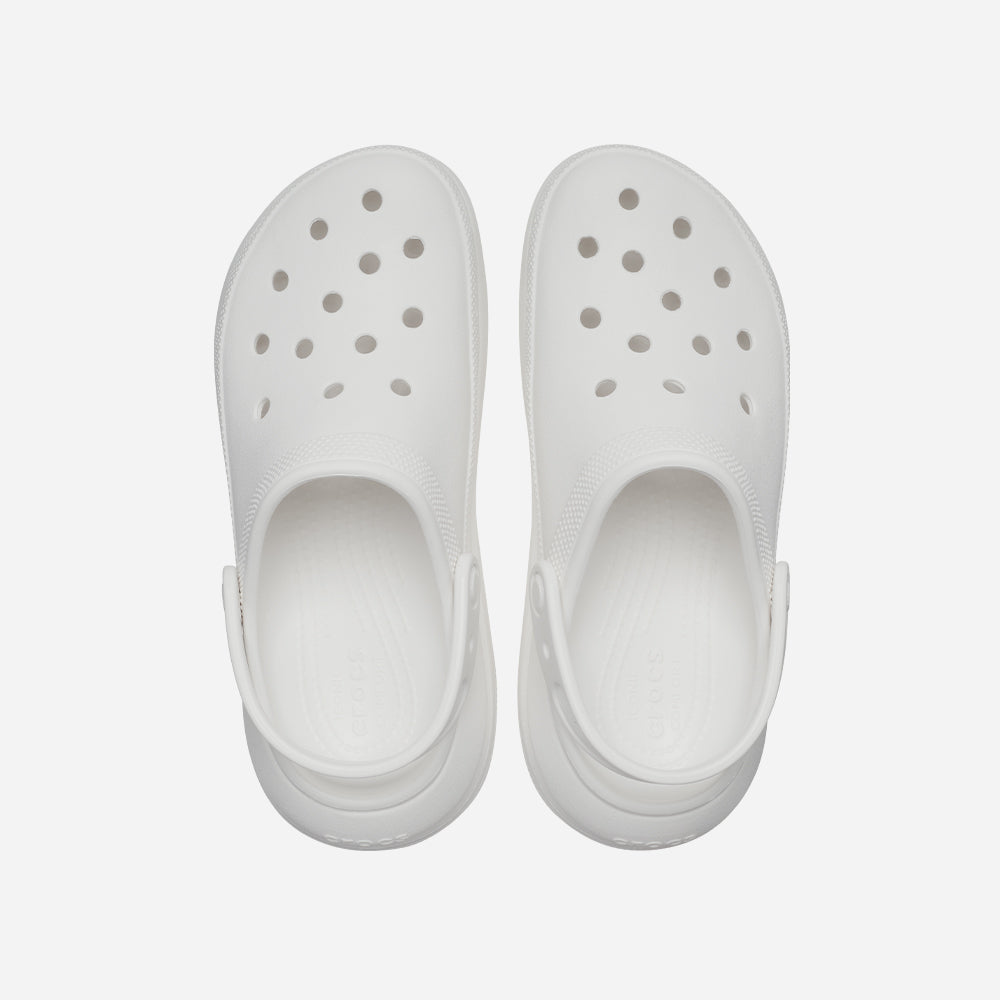 Giày Clog Unisex Crocs Classic Crush - Trắng - Supersports Vietnam