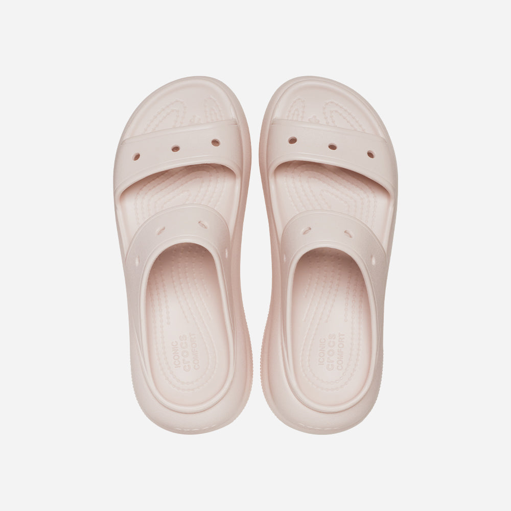 Dép Quai Ngang Unisex Crocs Classic Crush - Hồng - Supersports Vietnam