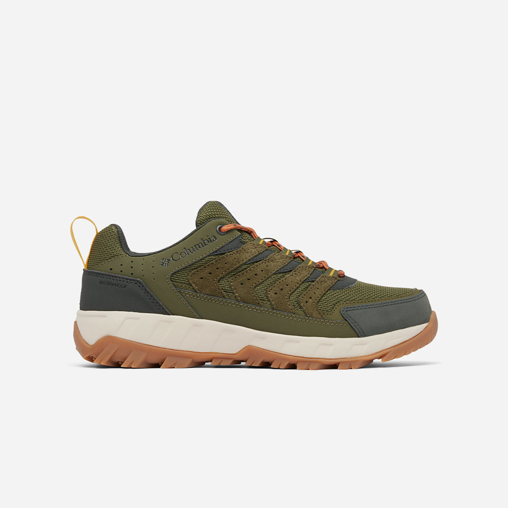 Giày Leo Núi Nam Columbia Strata Trail™ Low Waterproof - Xanh Quân Đội - Supersports Vietnam