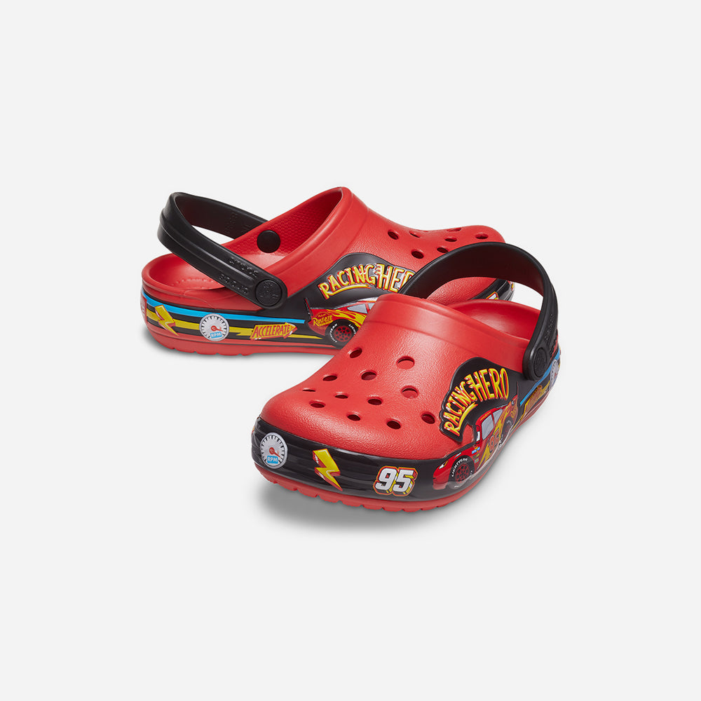Giày Clog Trẻ Em Crocs Funlab Cars Lights Band - Đỏ - Supersports Vietnam