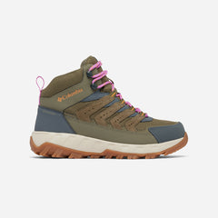 Giày Chạy Trail Nữ Columbia Strata Trail™ Mid Wp - Xanh Quân Đội - Supersports Vietnam