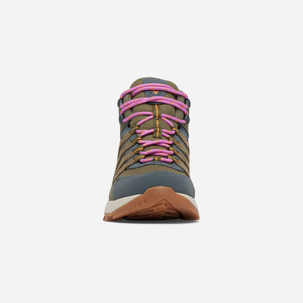 Giày Chạy Trail Nữ Columbia Strata Trail™ Mid Wp - Xanh Quân Đội - Supersports Vietnam