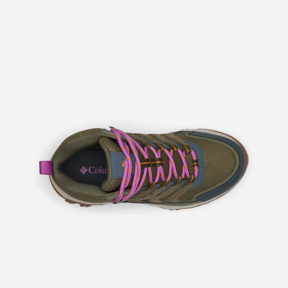 Giày Chạy Trail Nữ Columbia Strata Trail™ Mid Wp - Xanh Quân Đội - Supersports Vietnam