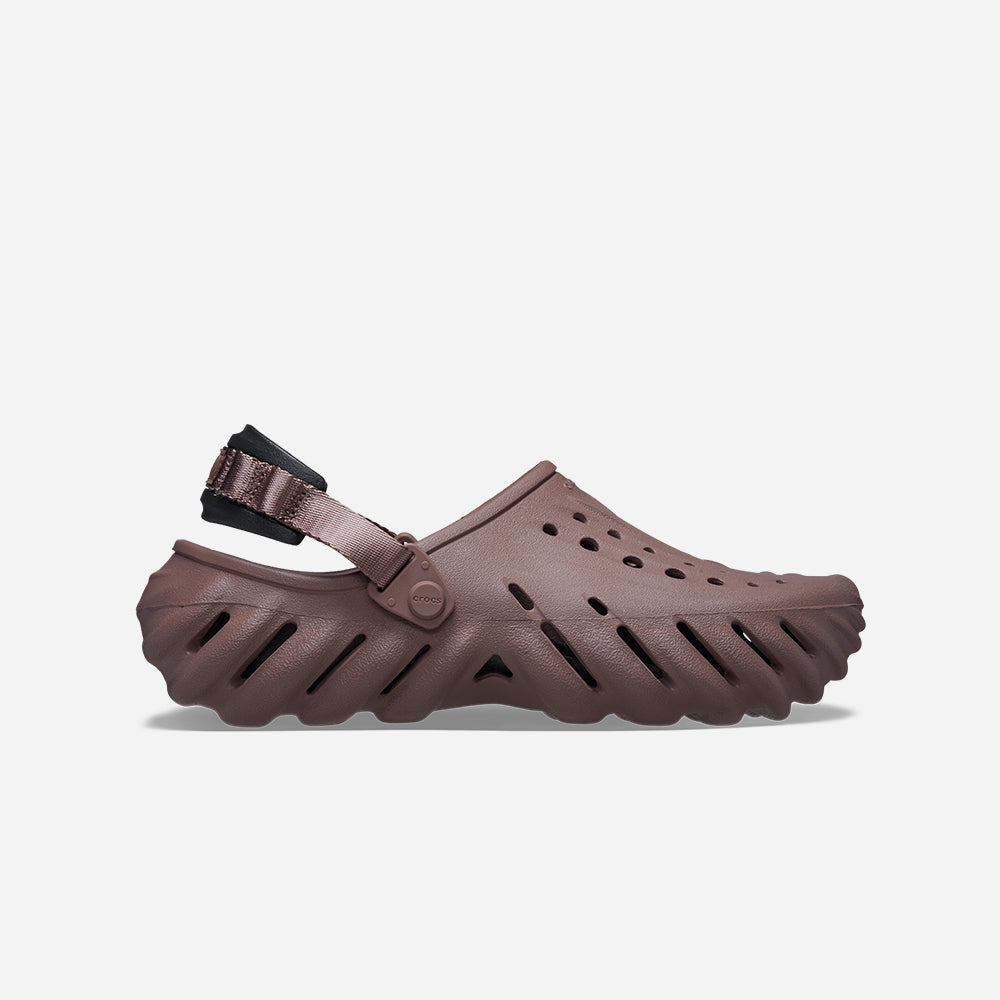 Giày Clog Unisex Crocs Echo - Nâu - Supersports Vietnam