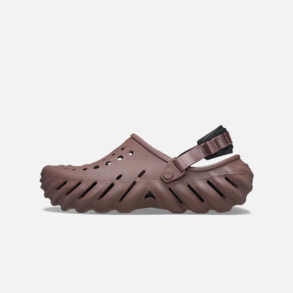 Giày Clog Unisex Crocs Echo - Nâu - Supersports Vietnam