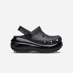 Giày Clog Unisex Crocs Classic Mega Crush - Đen - Supersports Vietnam