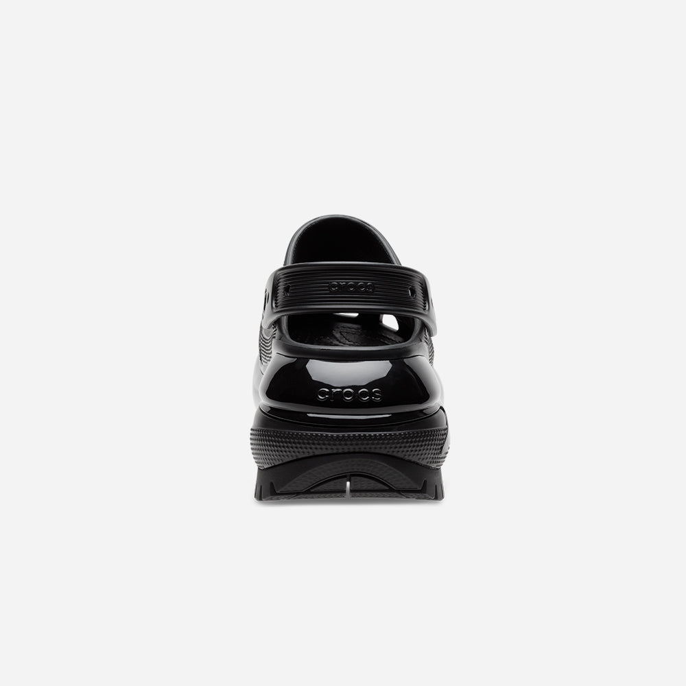 Giày Clog Unisex Crocs Classic Mega Crush - Đen - Supersports Vietnam