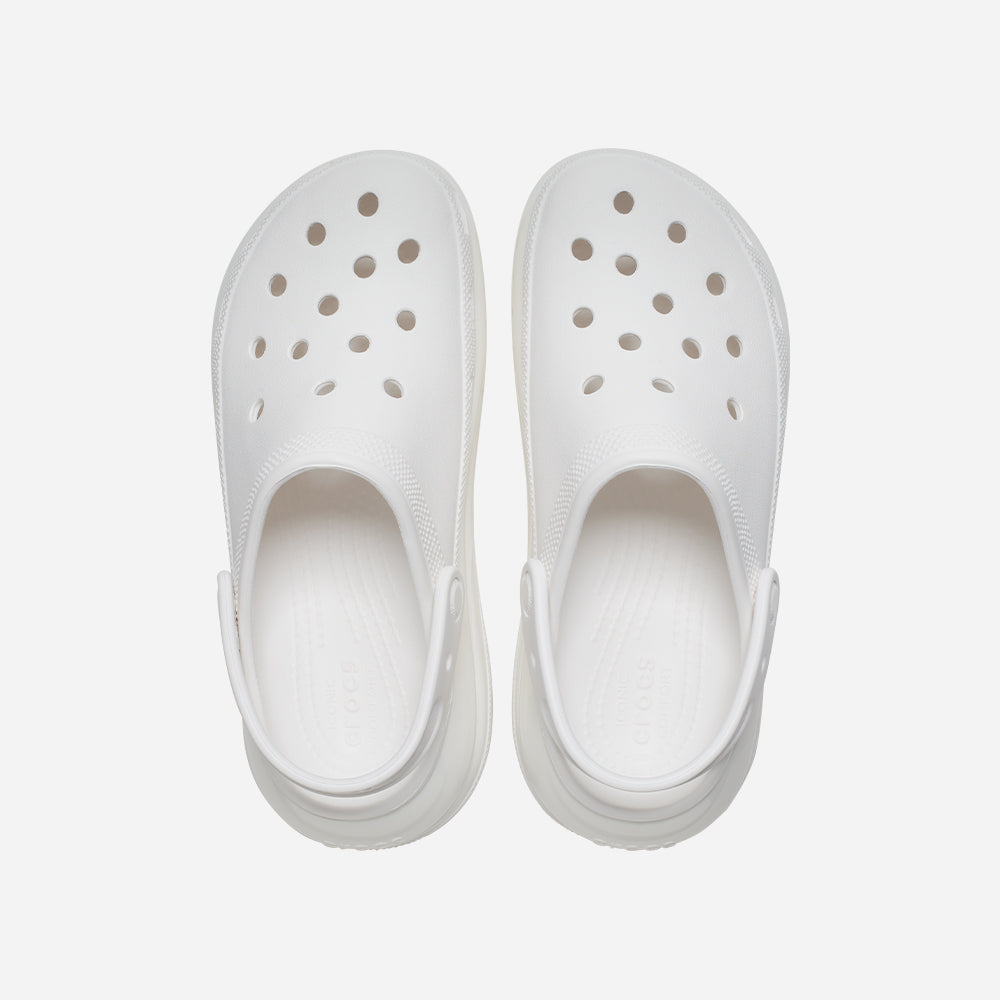 Giày Clog Unisex Crocs Classic Mega Crush - Trắng - Supersports Vietnam