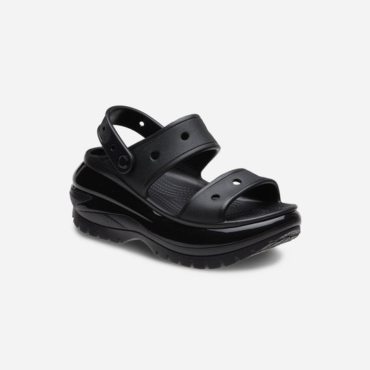 Giày Sandals Unisex Crocs Classic Mega Crush - Đen