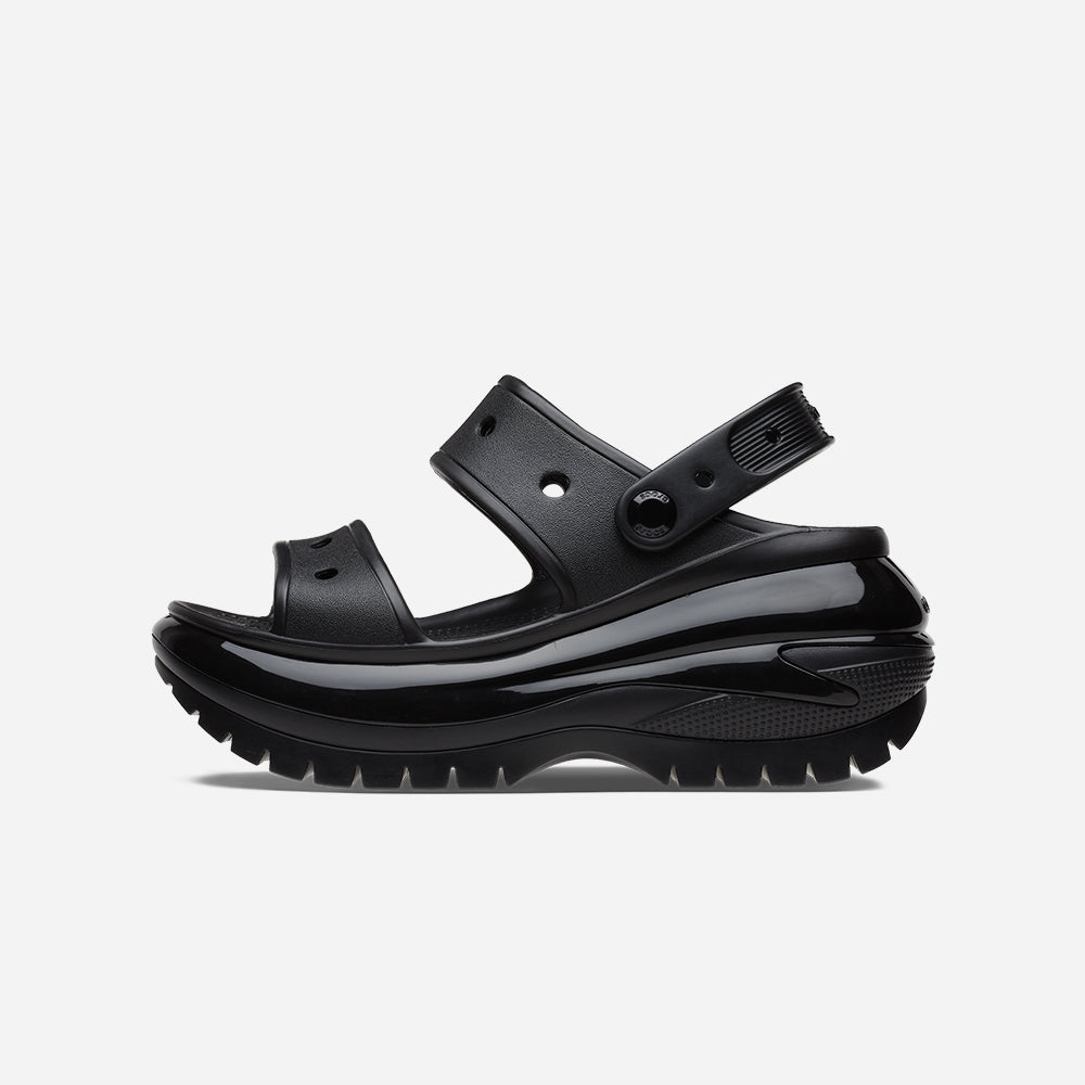 Giày Sandals Unisex Crocs Classic Mega Crush - Đen - Supersports Vietnam