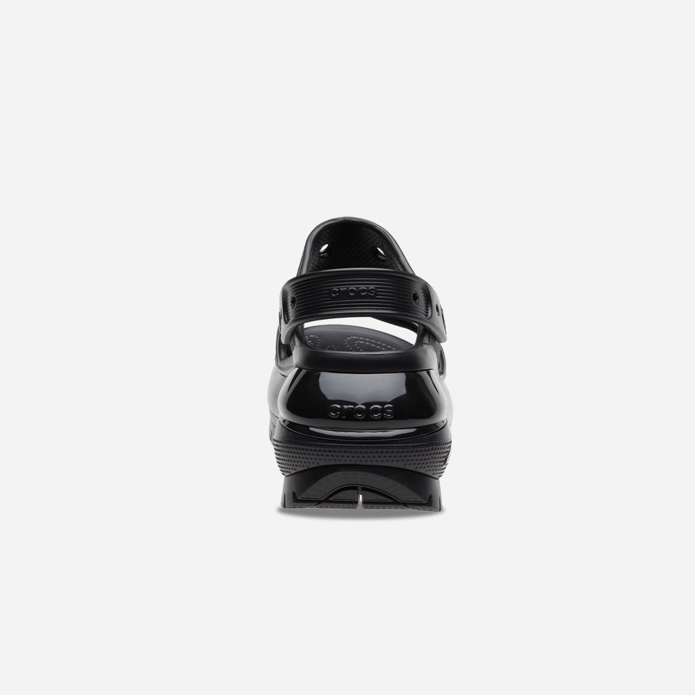Giày Sandals Unisex Crocs Classic Mega Crush - Đen - Supersports Vietnam
