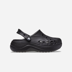 Giày Clog Nữ Crocs Baya Platform - Đen - Supersports Vietnam