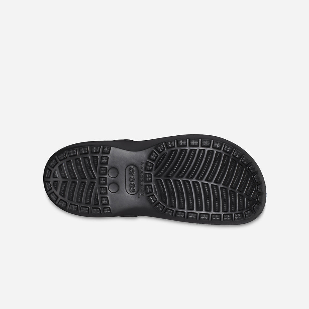 Giày Clog Nữ Crocs Baya Platform - Đen - Supersports Vietnam