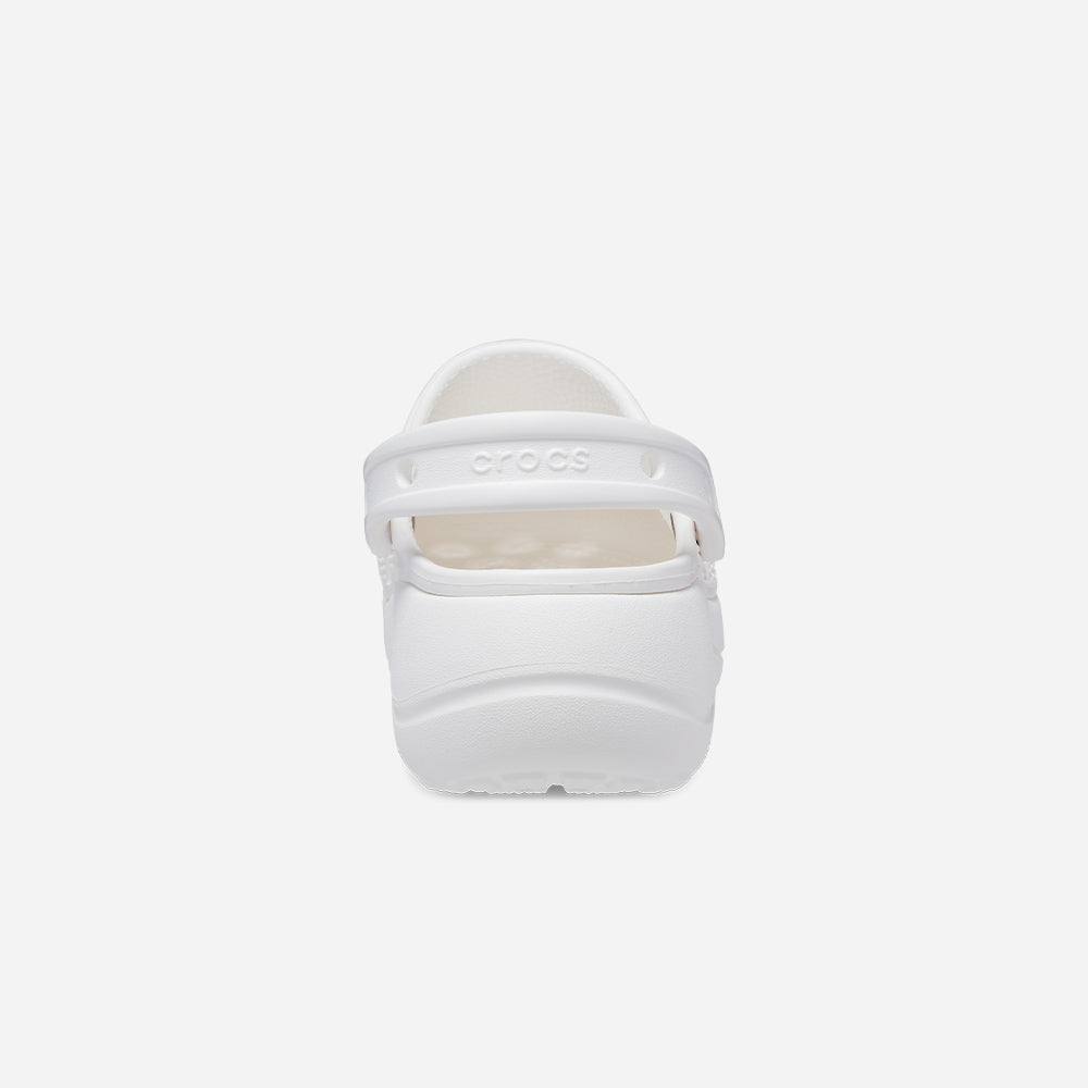Giày Clog Nữ Crocs Baya Platform - Trắng - Supersports Vietnam