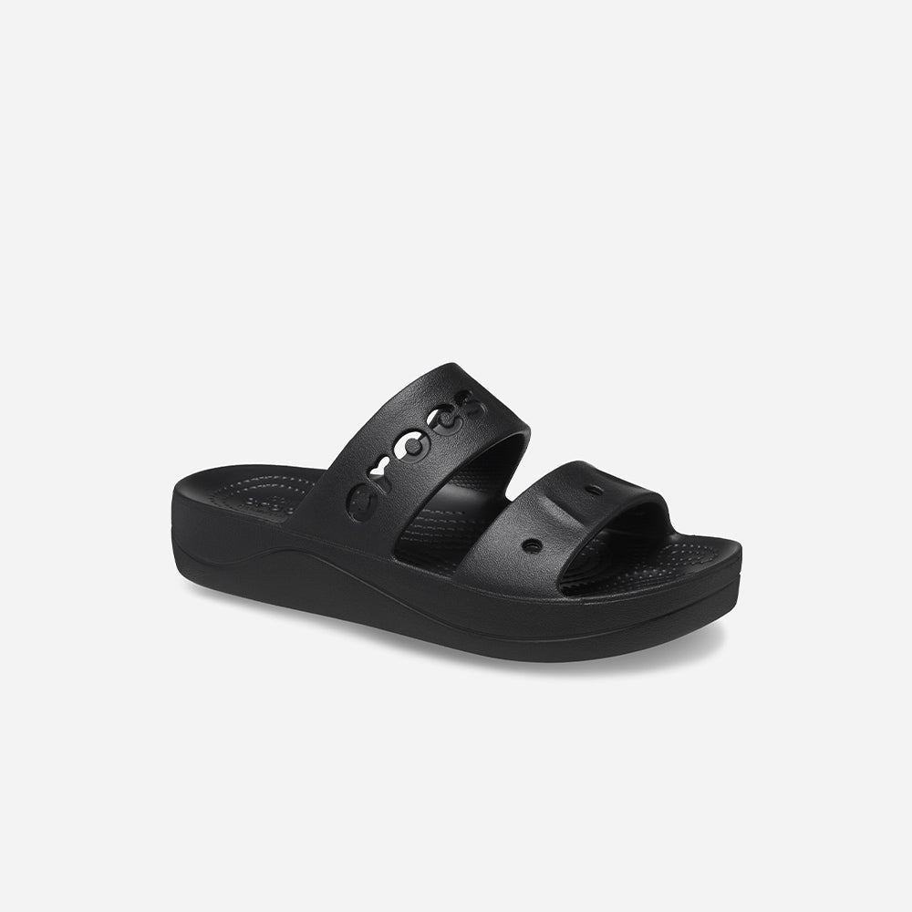 Giày Xăng Đan Nữ Crocs Baya Platform - Đen - Supersports Vietnam