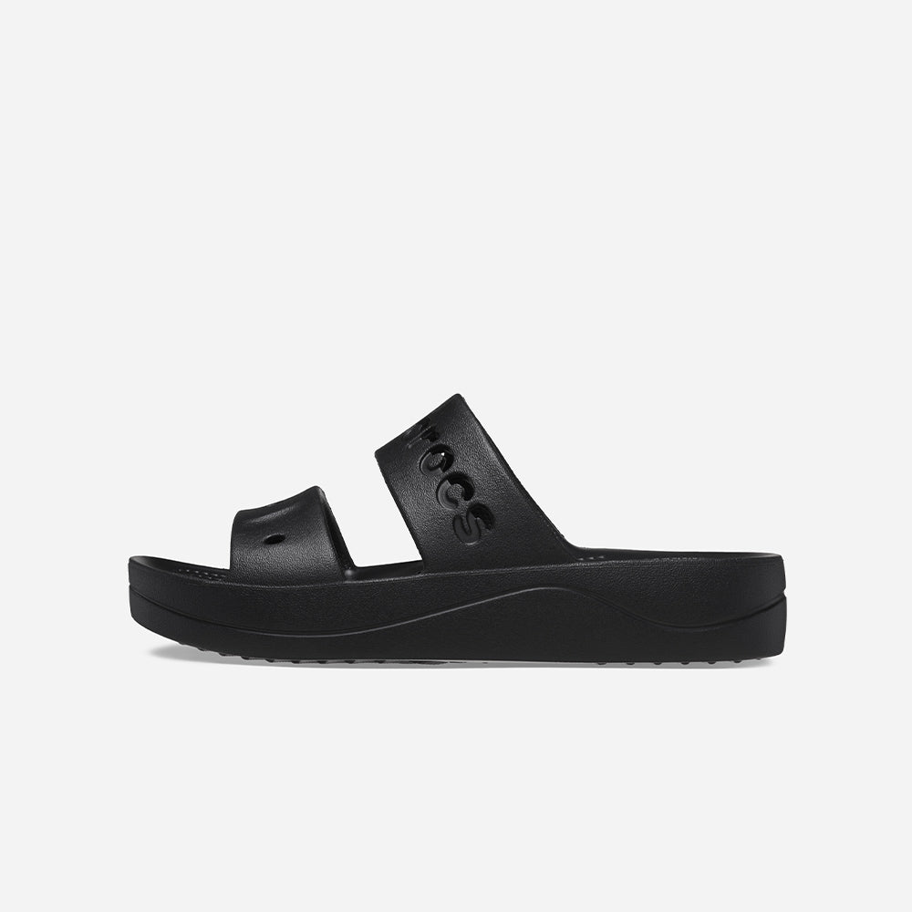 Giày Xăng Đan Nữ Crocs Baya Platform - Đen - Supersports Vietnam