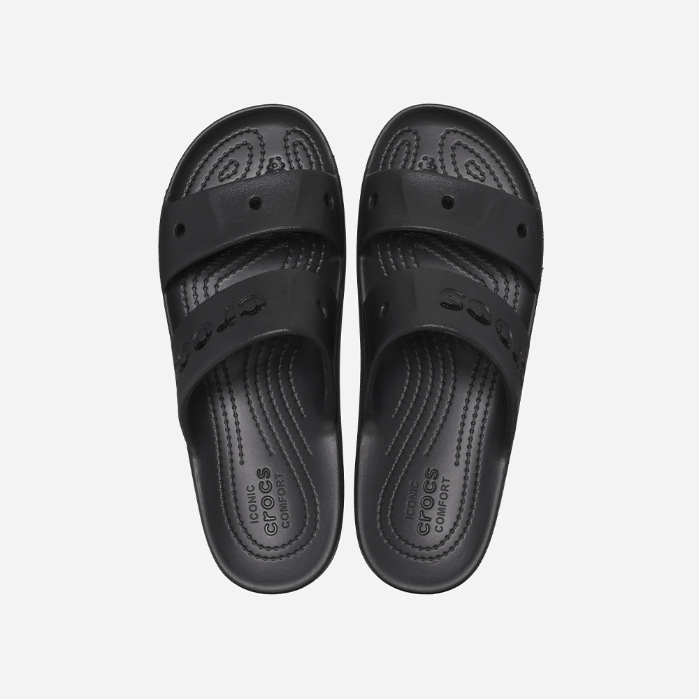Giày Xăng Đan Nữ Crocs Baya Platform - Đen - Supersports Vietnam