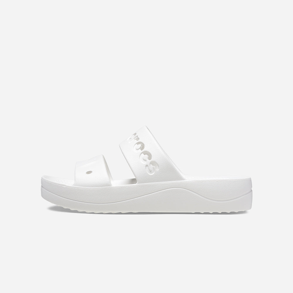 Giày Xăng Đan Nữ Crocs Baya Platform - Trắng - Supersports Vietnam